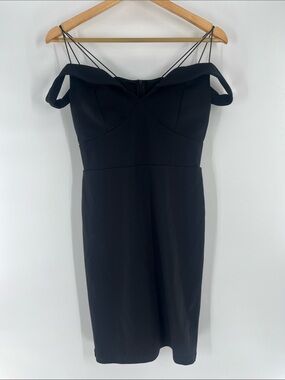 Olia Black Off the Shoulder Mini Dress Size S Gently Used